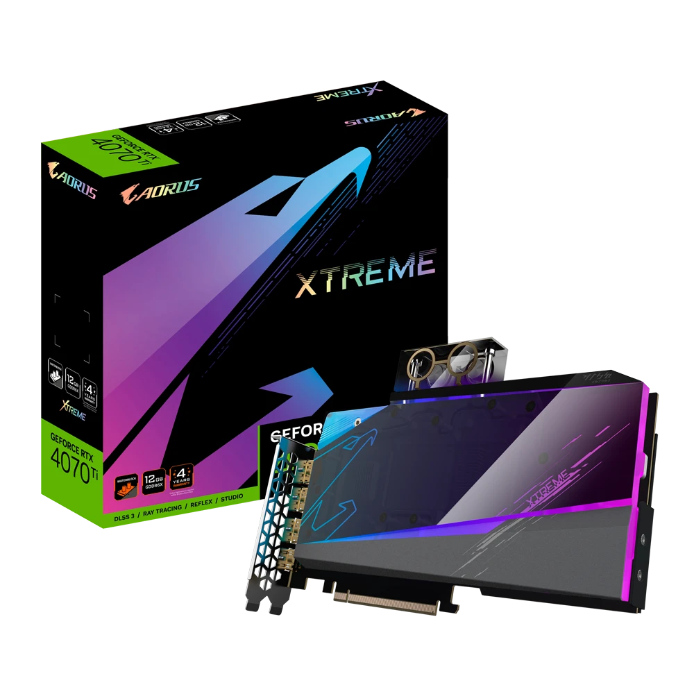 Gigabyte AORUS GeForce RTX 4070 Ti 12GB XTREME WATERFORCE WB